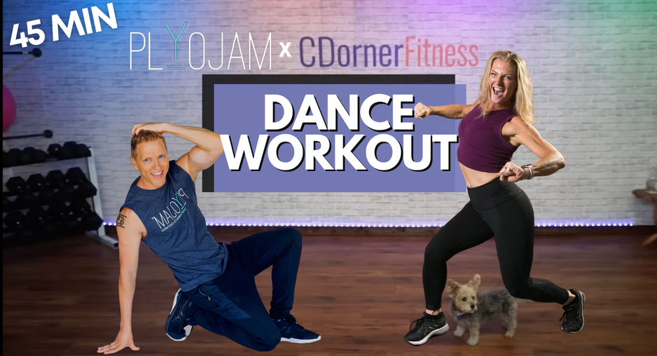 45 Minute Cardio Dance Workout - PLYOJAM X CDORNERFITNESS